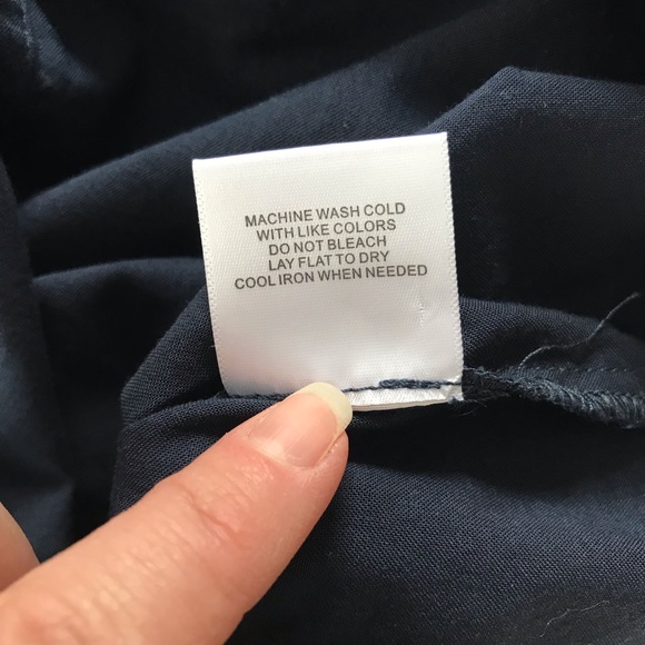 ModCloth • Navy Button Down Shirt - Picture 7 of 8